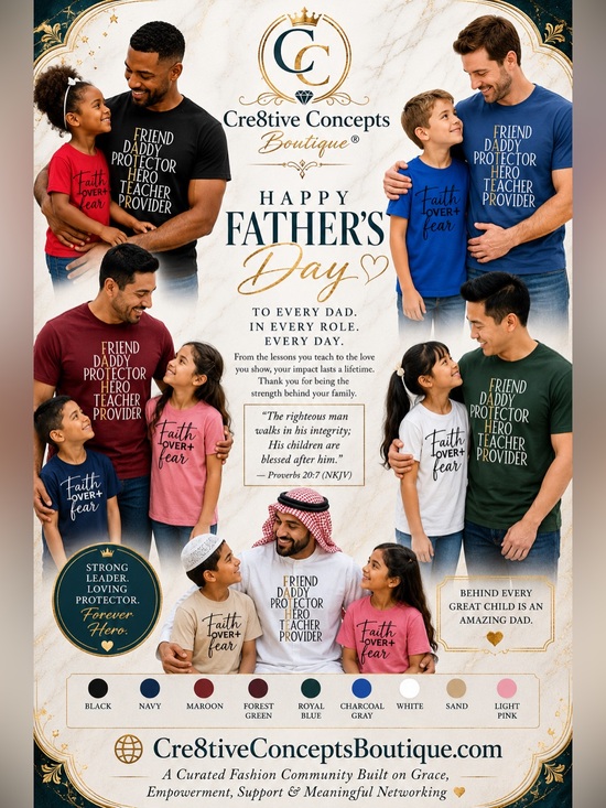 Cre8tive Concepts Boutique®️ Other - Honoring Fathers Today & Every Day 💙